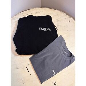 Talentless Hoodie and T-Shirt Bundle Mens Medium Black Grey Streetwear USA Made